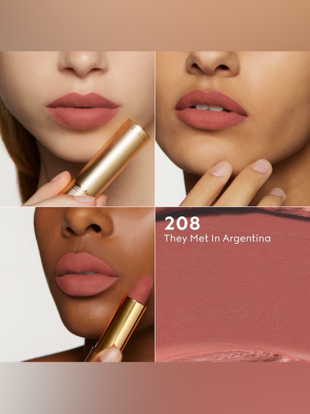 Gucci “208 They Met in Argentina” Rouge à Lèvres Mat lipstick. - Picture 4 of 4